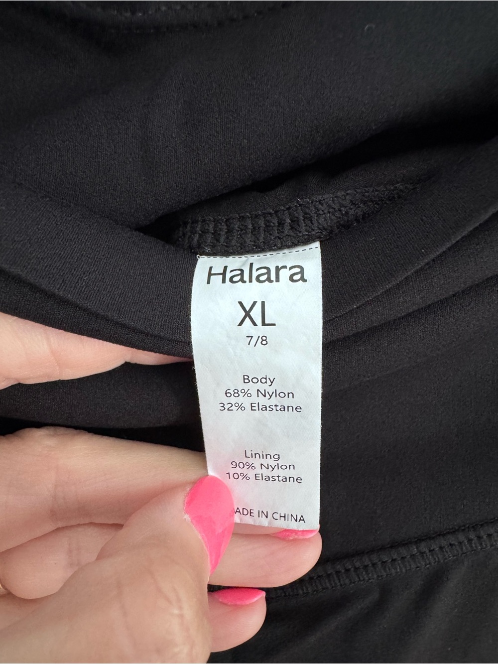 HALARA  High Waist Tummy Control Side Pocket Shaping Leggings In Black - Picture 3 of 3